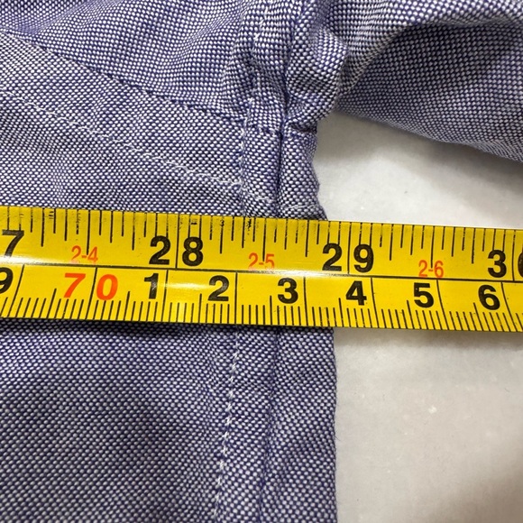 Vineyard Vines Long Sleeve Button Up Oxford Shirt Mens XXL Blue Slim Fit - Picture 3 of 7